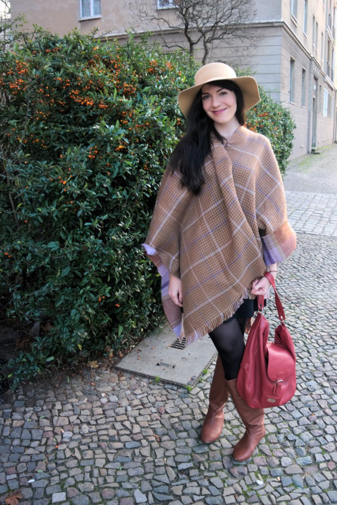 Esprit Check Poncho