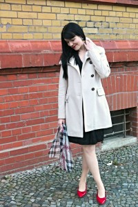 Classic White Wool Coat