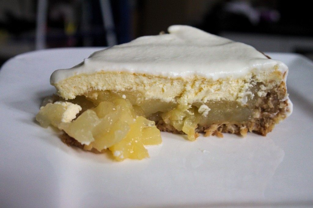 Pina Colada Pie close up