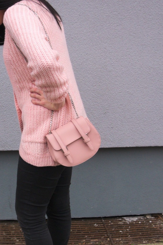 mint&berry cardigan in rose quartz pink