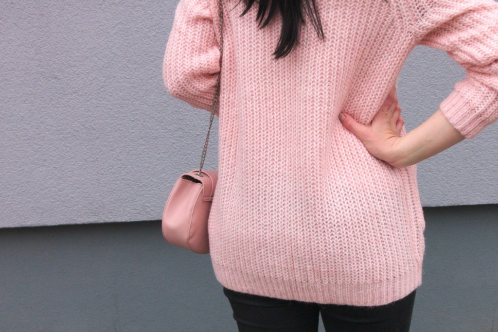 mint&berry cardigan in rose quartz pink