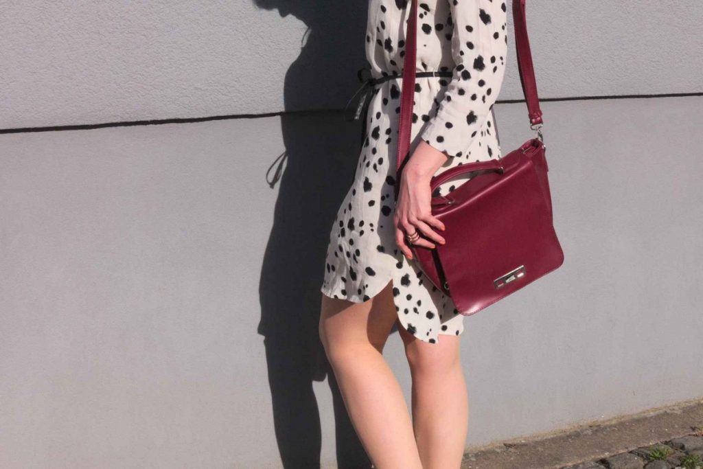 Dalmatian Print Shirt Dress