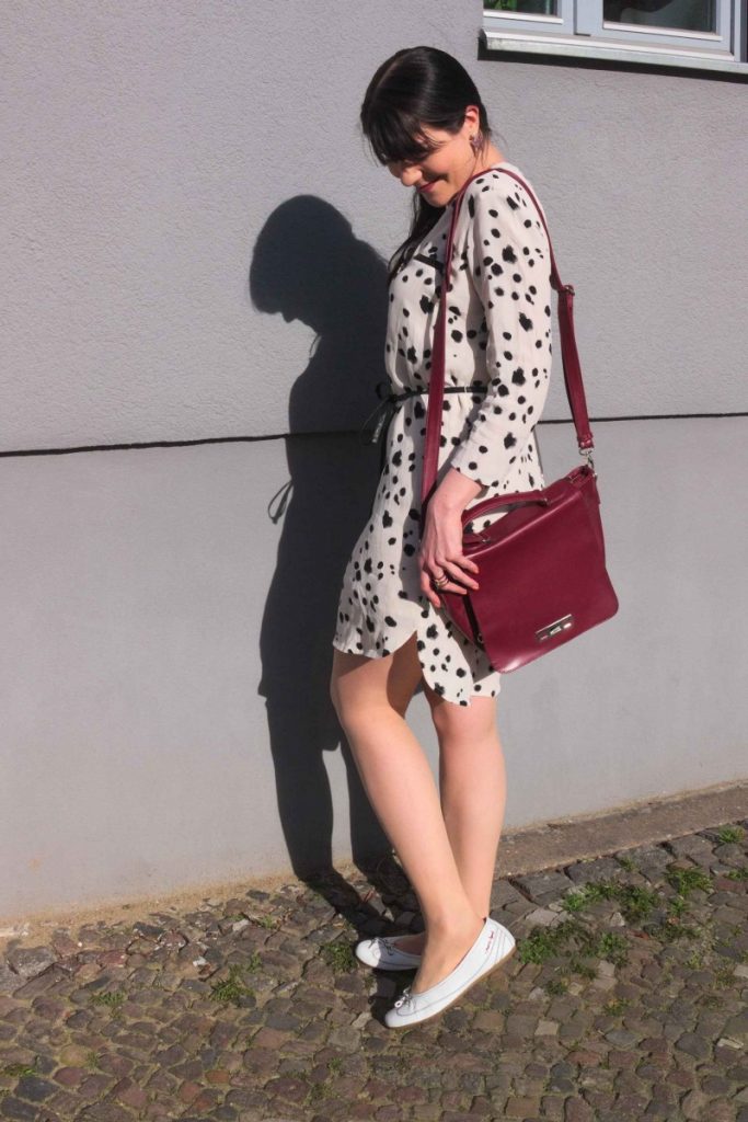 Dalmatian Print Shirt Dress