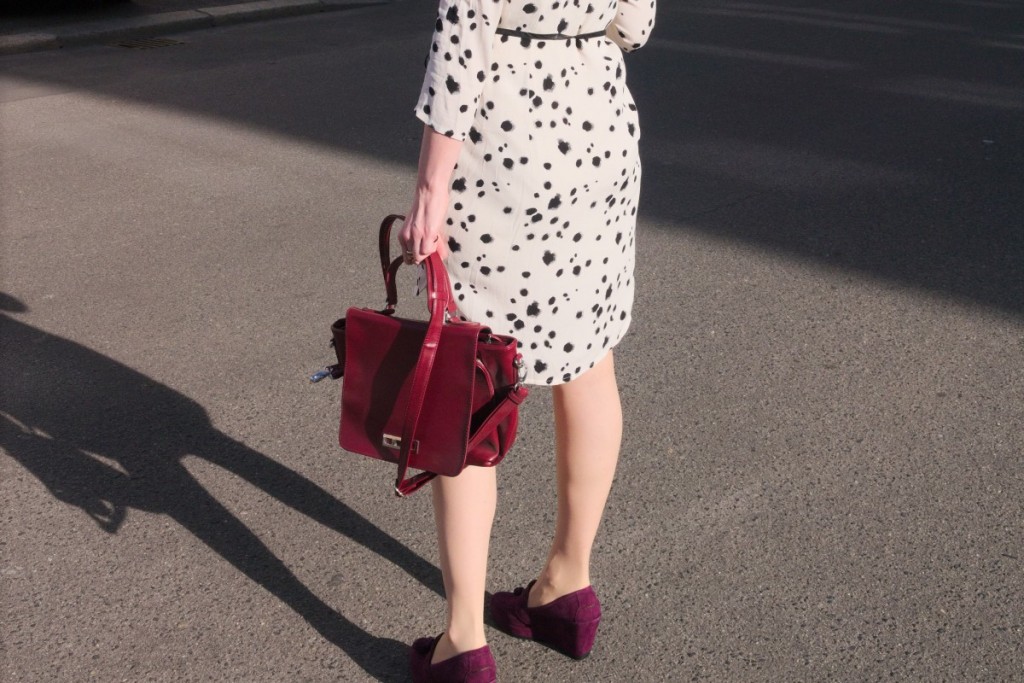 Dalmatian Print Shirt Dress