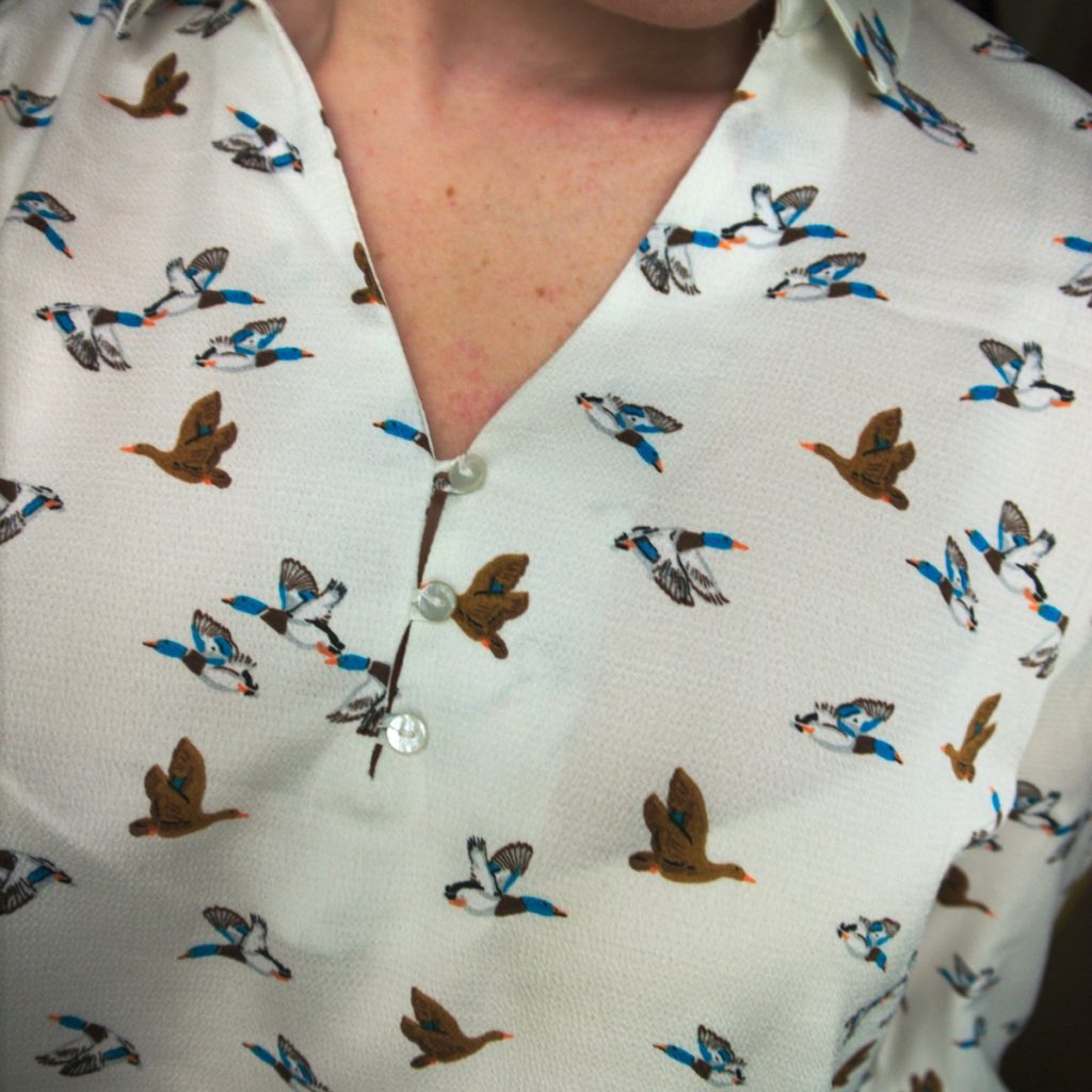 Esprit duck print blouse