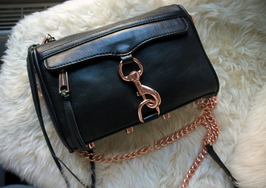 Rebecca Minkoff Mini Mac rose gold