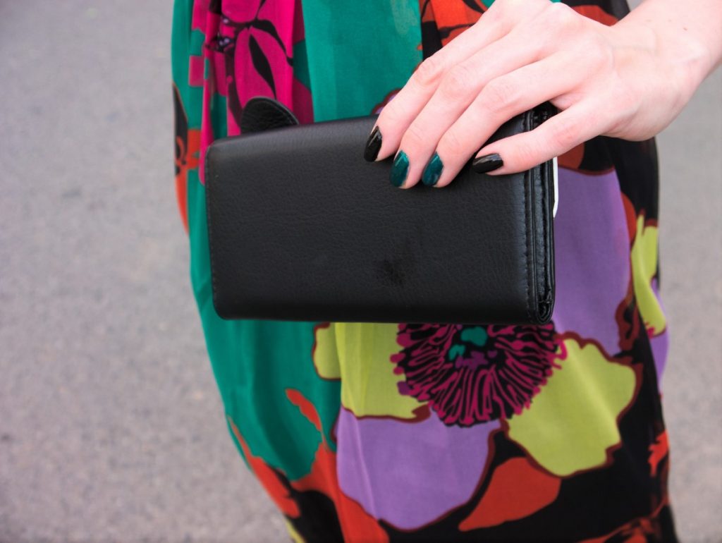 tropical bandeau silk dress details