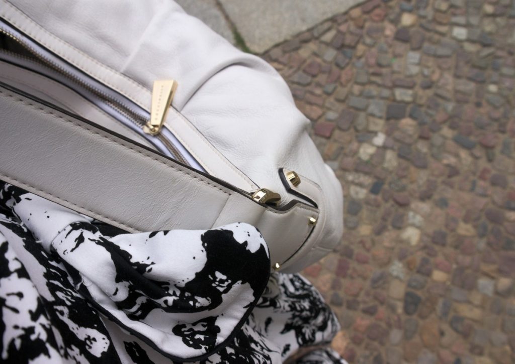 Rosegal black and white floral dress