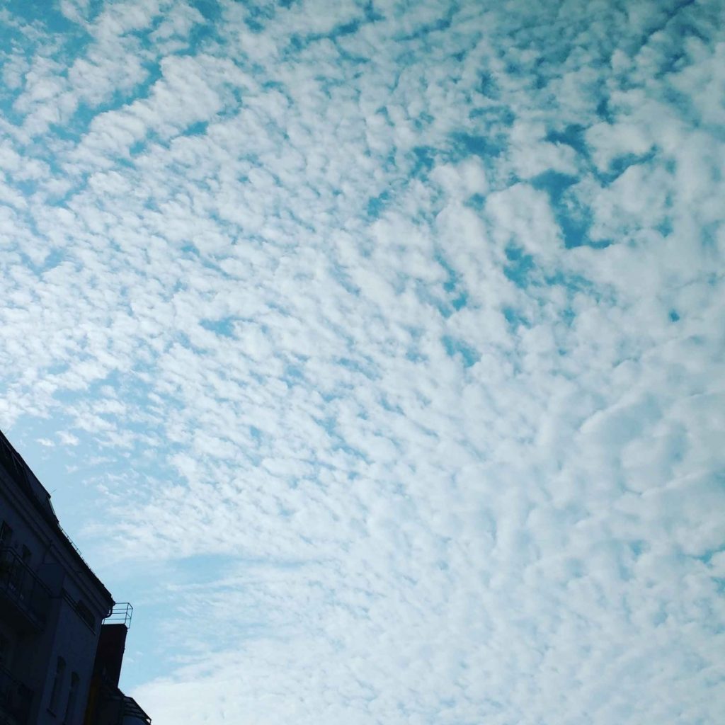 cirrocumulus clouds in September