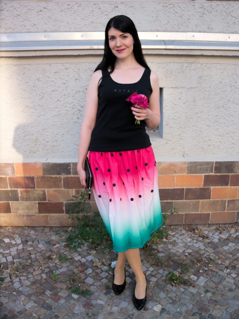 watermelon skirt outfit