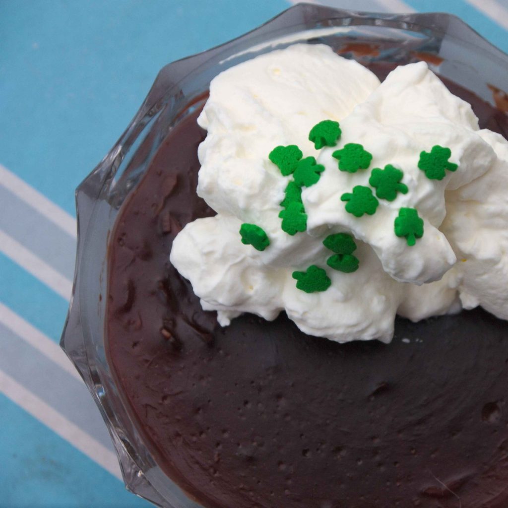 st. patricks day pudding