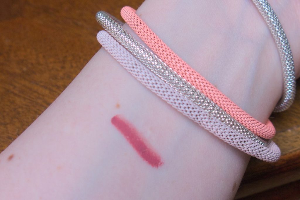 Bobbi Brown Art Stick Liquid Lip Naked Pink Swatch pale skin