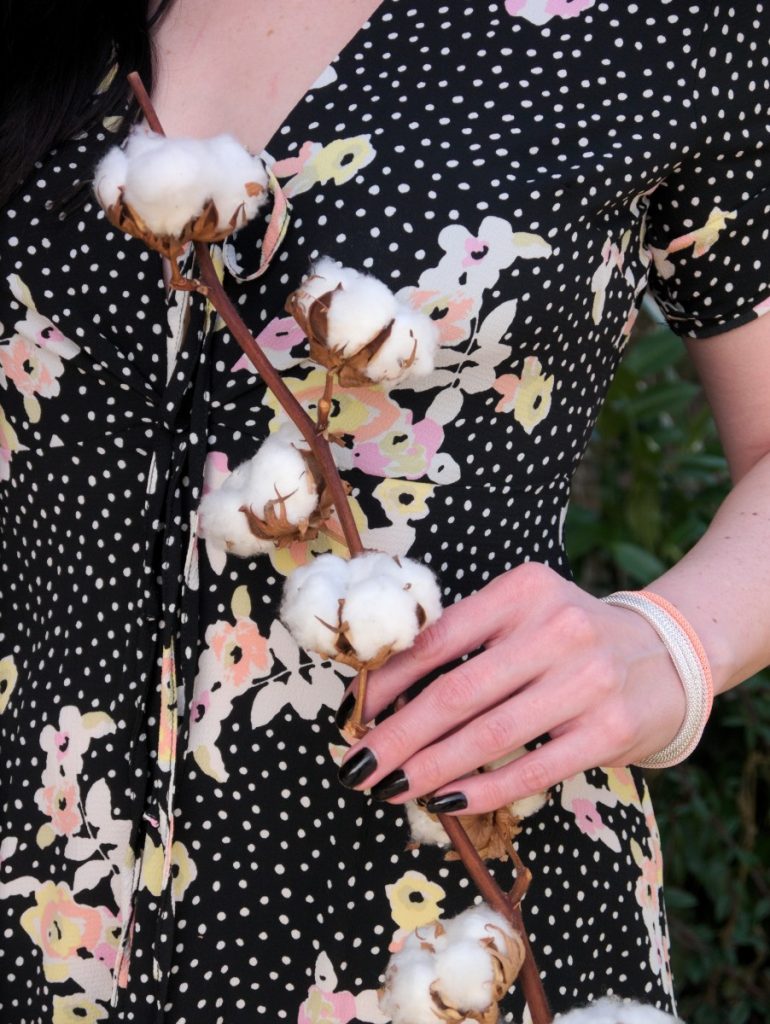 cotton branch and topshop floral dress