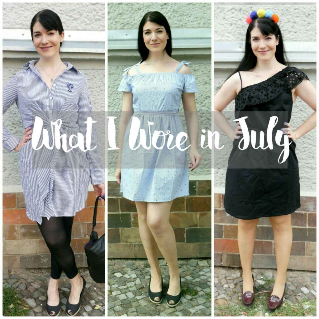 what I wore in July - outfits