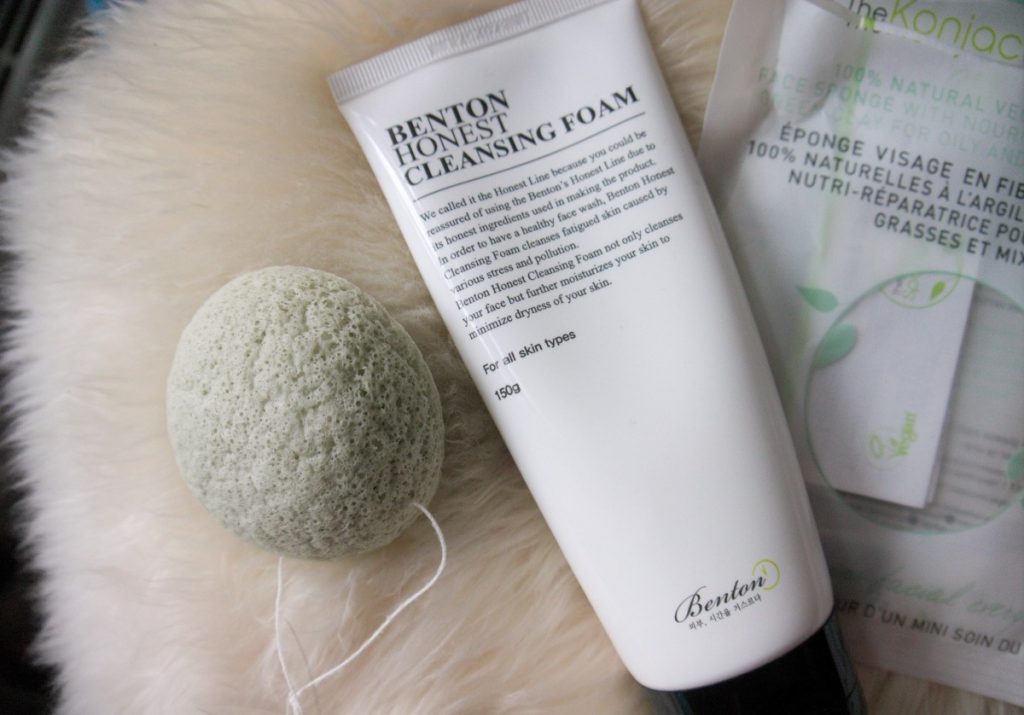  Asian Beauty Favorites - Konjac Sponge and Benton Honest Cleaning Foam